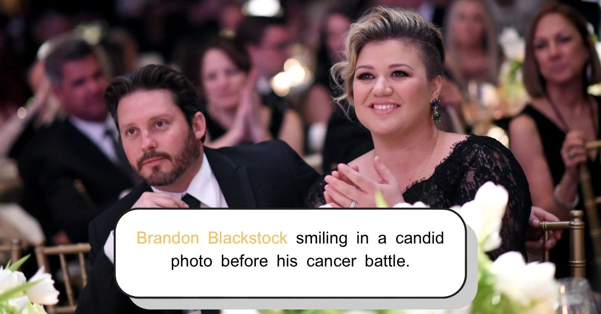 Brandon Blackstock smiling in a candid photo before his cancer battle.