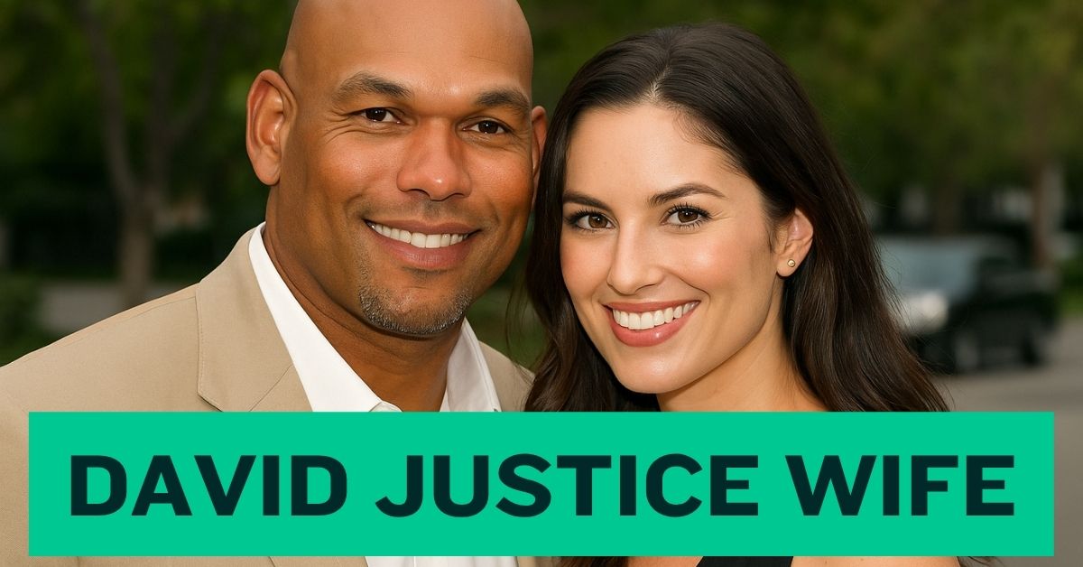David Justice and his wife Rebecca Justice smiling together at an event