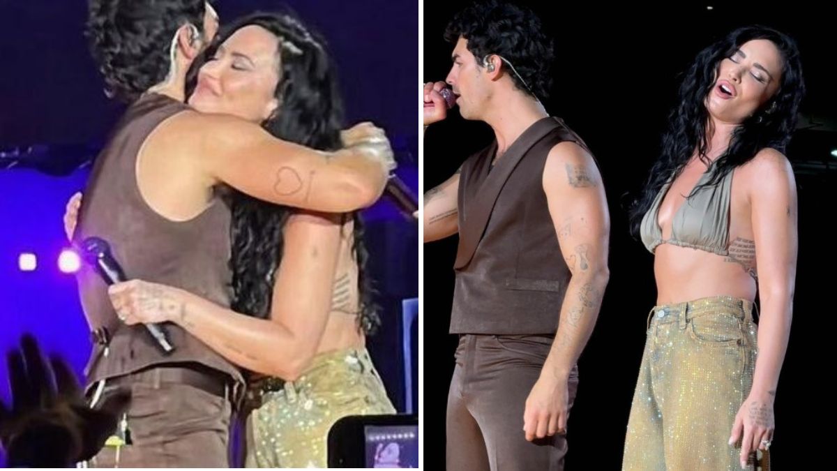Demi Lovato Surprises at Jonas Brothers' JONAS20 Concert With Camp Rock Reunion—Here’s Why It’s the Moment of the Year