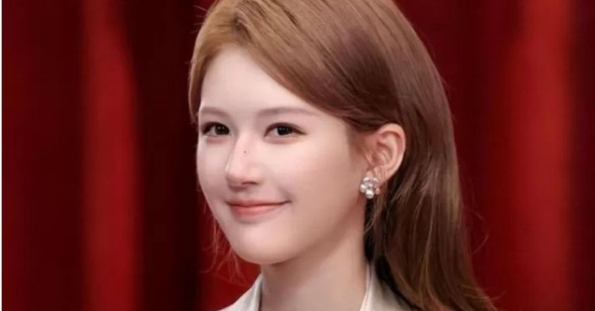Zhao Lusi smiling during her record-breaking comeback livestream